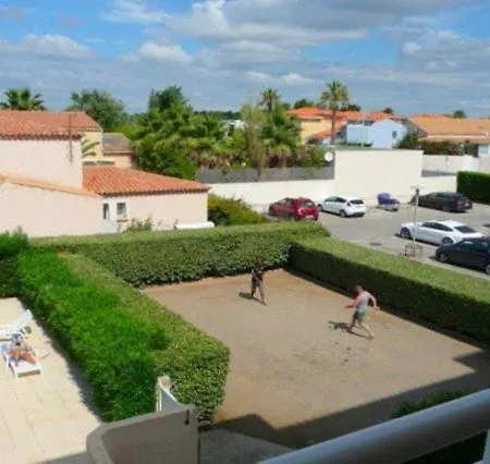 公寓 Les Terrasses De Savanna Joli 2 Pieces Piscine Rochelongue Cap D'agde 阿格德