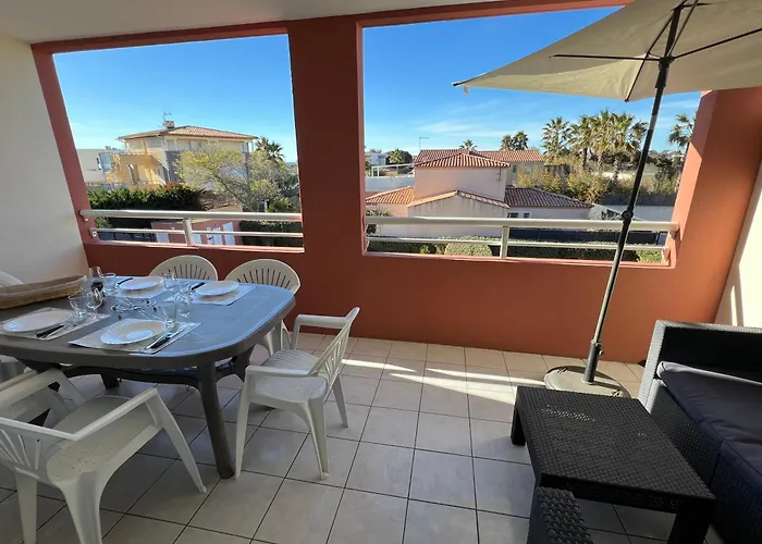 Les Terrasses De Savanna Joli 2 Pieces Piscine Rochelongue Cap D'agde Lägenhet Agde